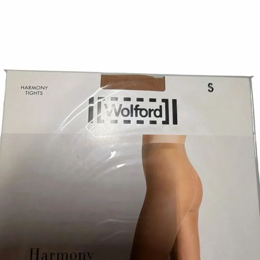 NWT Wolford Harmony Tights in Gobi / Sun Tan S 14731